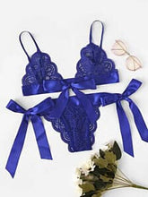 Load image into Gallery viewer, Triangle Top &amp; Bottom 2 Piece Lingerie Set
