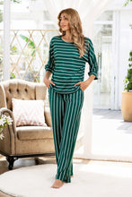 Load image into Gallery viewer, Plus Size Christmas Striped Pajamas
