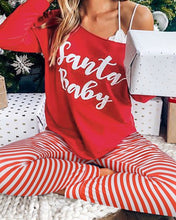 Load image into Gallery viewer, Santa Baby Pajamas
